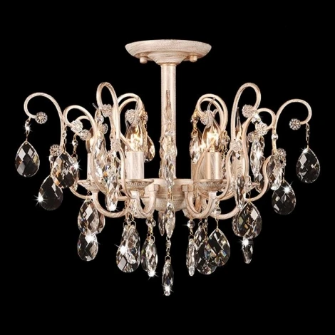 Потолочная люстра Eurosvet 10022 10022/6 белый с золотом