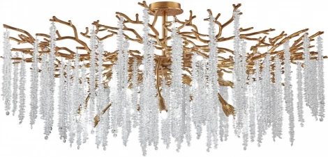 Потолочная люстра хрустальная на штанге Arte Milano Milano-1 23111.1200.18.G9.A IB (220V)