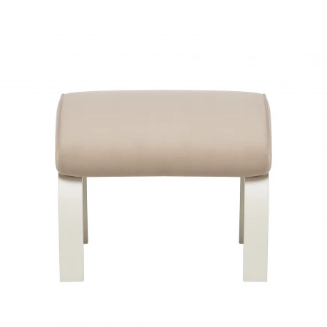 Пуф Leset Универсальный с кантом 4687206818514 Фанера,Шпон, Велюр, Бежевый, Слоновая кость