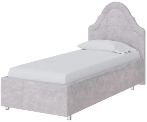 PROxSON Кровать Vintage (Ткань: Велюр Лофти Серый) 90x190