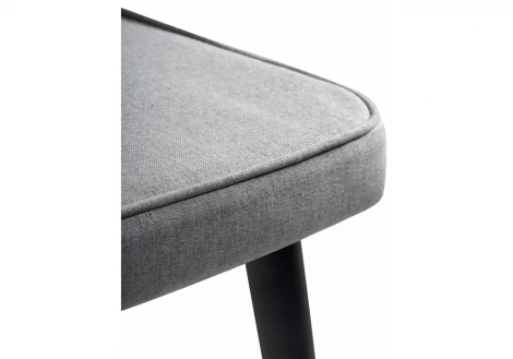 Обеденный стул на металлокаркасе Woodville Kosta gray / black 15219