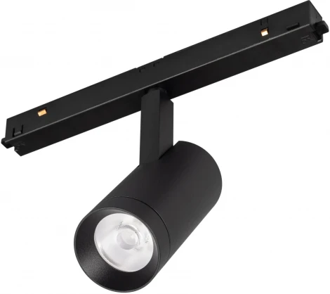 Трековый светильник магнитный MAG-ORIENT-SPOT-R45-12W Warm3000 (BK, 50 deg, 48V) (Arlight, IP20 Металл) 053722 (LED)