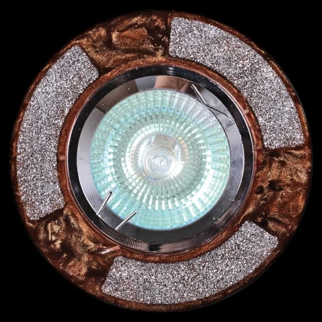 Встраиваемый точечный светильник Sneha 6063/YES MR16 CF/SV (220V, круглые)