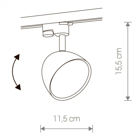 Трековый светильник Nowodvorski Profile Vespa 8824 (220V)