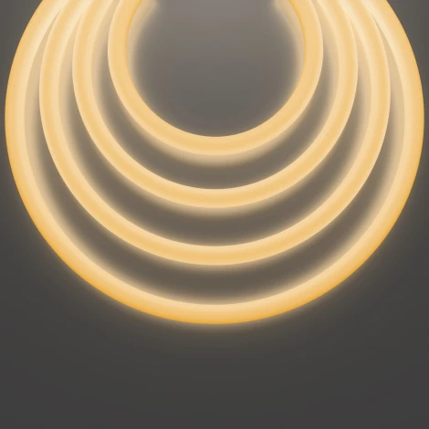 Гибкий неон Nemo Maytoni Круглый 360° 20300 D25 24В 14,4Вт/м 2700К IP65 5м