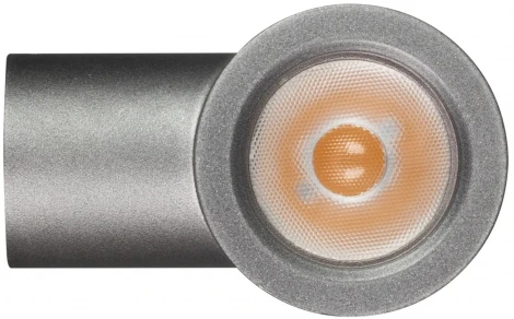 Светильник уличный настенный KT-RAY-WALL-R46-3W Warm3000 (GR, 24 deg, 24V) (Arlight, IP65 Металл) 034116(1) (LED)
