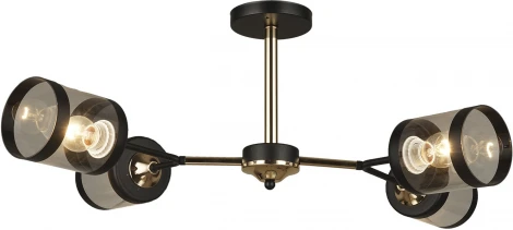 Потолочная люстра на штанге Reluce 03592-0.3-04 FGD+BK (220V)