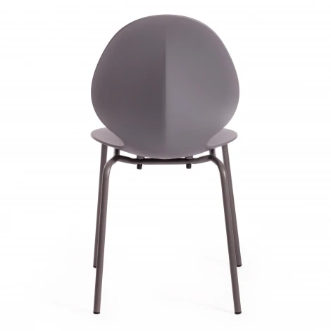 Стул EBAY (mod 03) серый (металл/пластик)