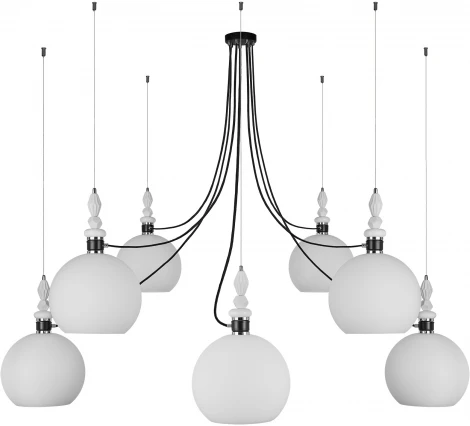 Подвесная люстра 33 Идеи PND182.07.17CH.003BL-S37WH (220V, на тросе, паук)