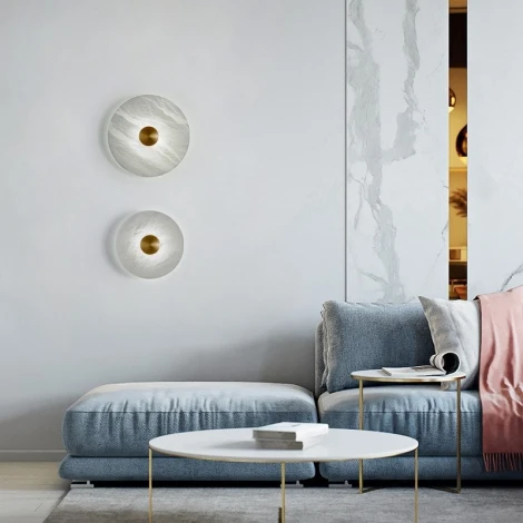 Настенный светильник Fluorite Fluorite FL1028-1W (LED, 220V, круглые)