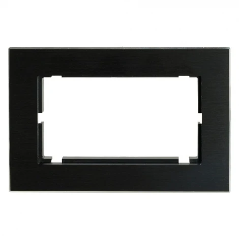 Рамка на 2 поста (черный) Stekker Катрин 50032