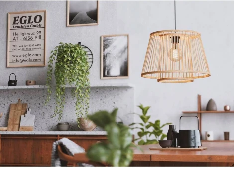 Подвесной светильник Eglo Hykeham 43852 (220V, на проводе, круглые)