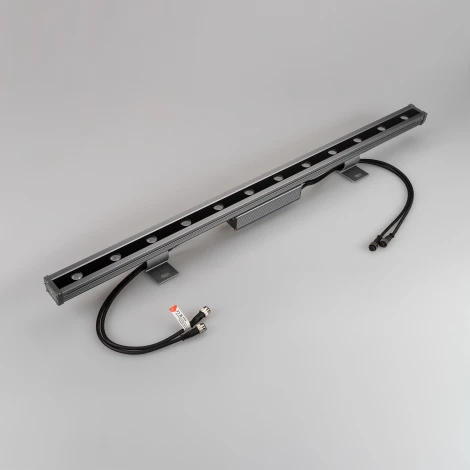 Светодиодный прожектор линейный IP65 AR-LINE-1000L-48W-24V RGB-Day4000 (Grey, 15x45 deg, DMX512) (Arlight, Закрытый) 027282