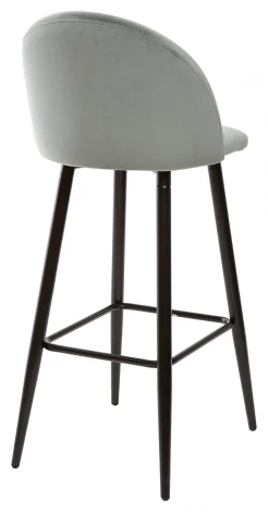 Барный стул M-City MALIBU пудровый мятный, велюр G108-28