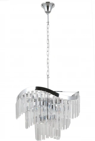 Подвесная люстра хрустальная Moderli Wave V10773-8P (220V, на цепи)