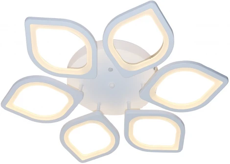 Потолочная люстра светодиодная Lotus 10216/6 LED 92W White