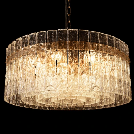 Подвесная люстра Loft It Nevada 10297/600 French gold (220V, хрусталь, на цепи, круглые)