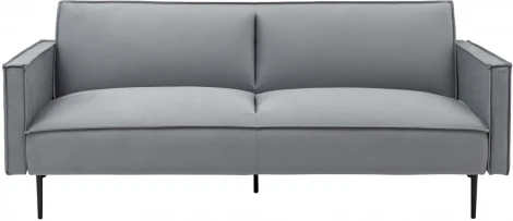 Диван прямой Stool Group Кассель велюр серый УТ000035882