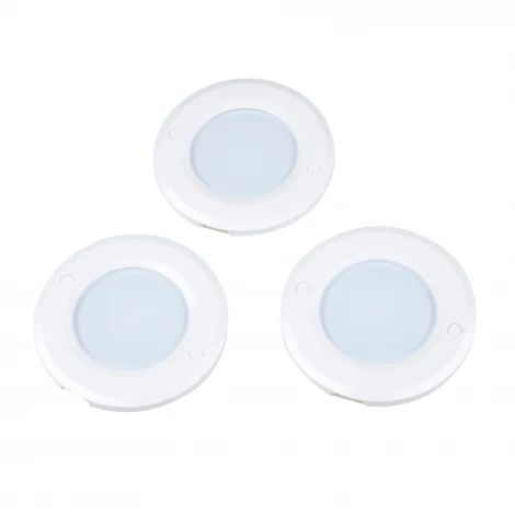 Мебельный светильник Uniel ULM-F40-6W/4200K/DIM SENSOR IP20 WHITE (LED, 220V, датчик движения, круглые)