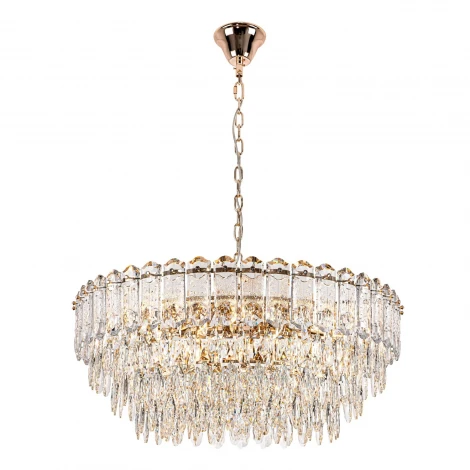 Подвесная люстра хрустальная Modelux MODELUX ML.7085.800 GD
