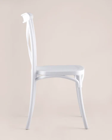 Стул Stool Group Кроссбэк пластиковый белый УТ000001848