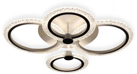 Потолочная люстра Ambrella Acrylica FA4061 (регулировка яркости, LED, 220V, пульт управления, кольцо)