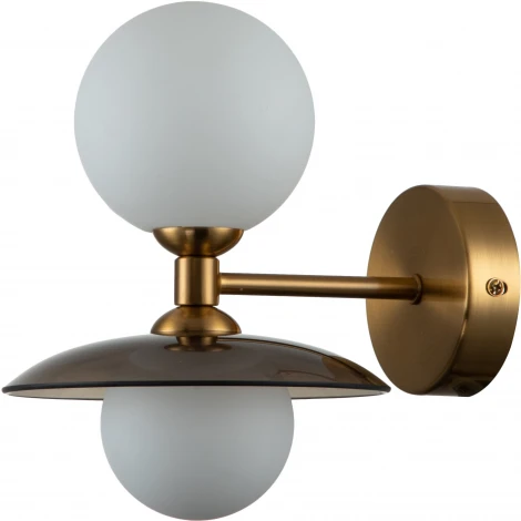 Бра настенное Jazz V000167 (11020/2W Brass) (220V, шар)