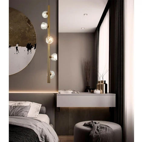 Подвесной светильник хрустальный Modelux MODESTYLE MS.88925.5 BS