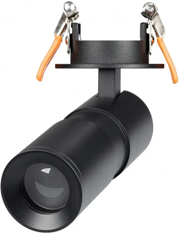 Встраиваемый спот LGD-ARTEMIS-BUILT-FLAP-R55-12W Warm3000 (BK, 8-80 deg, 230V) (Arlight, IP20 Металл) 051796 (LED)