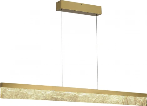 Подвесной линейный светильник ST Luce Splendid SL6234.303.45 Латунь/Золотистый LED 1*45W 4000K (220V, на проводе)