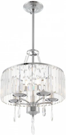 Подвесная люстра хрустальная на штанге Arte Milano Sorrento-1009 371009/5/300/400 CR (220V)