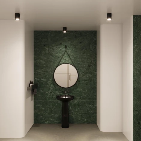 Светильник накладной влагозащищённый Novotech Recte 359422 черный IP54 LED 15W 220V 3000К (круглые)