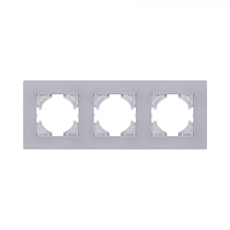 Рамка 3-постовая серый Kollinger Aspekt AT3GY