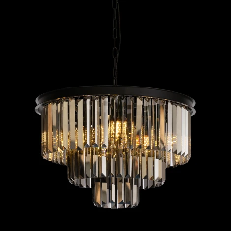 Подвесная люстра каскадная Loft IT Prism 10018/500C (220V, хрусталь, на цепи)