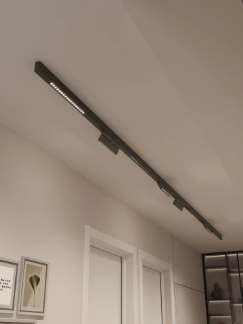 Трековая система в сборе магнитная накладная 48V 120W Hesby Lighting ElDeko HSBL_kompl_E007_NI4B3K