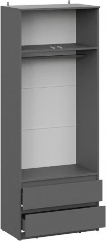 Шкаф Сибити двухстворчатый (Сибити двухстворчатый графит серый) Woodville арт.582761