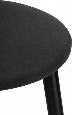 Полубарный стул Гангток крутящийся (Гангток крутящийся черный / черный матовый) Woodville арт.578582