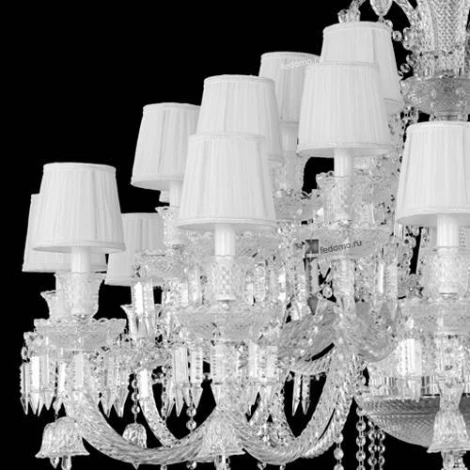 Подвесная большая люстра Crystal Lux Princess SP30 (220V, подвески, на цепи)