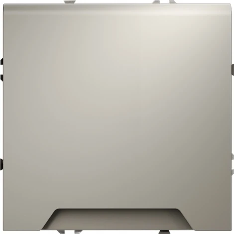 Розетка с заземлением, шторками и крышкой (кашемир) Voltum S70 VLS040303