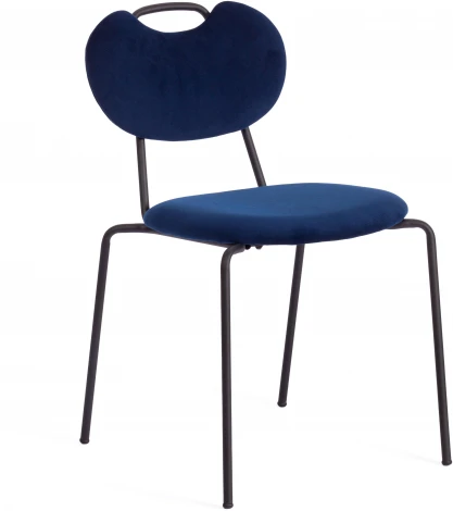 Стул DANTON (mod. 0139223) Tetchair (Темно-синий,Черный).