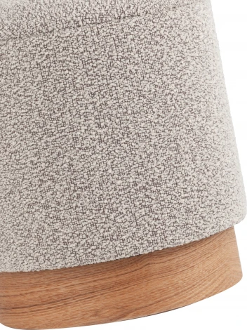 Пуф с ящиком Холли XS букле бежевый, Stool Group