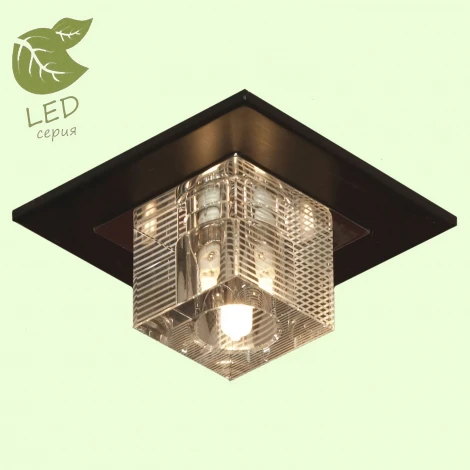 Встраиваемый точечный светильник Lussole Loft Notte Di Luna GRLSF-1300-01 (220V, куб, IP21)