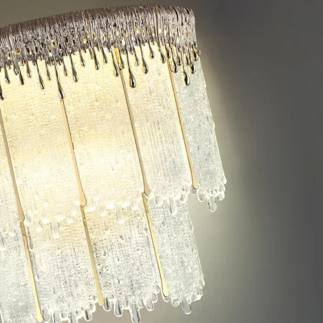 Бра Odeon Light Cleo 5091/20WL золотой/прозрачный/стекло LED 20W 3700K (220V)