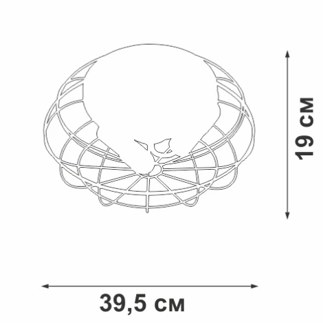 Потолочный светильник круглый Vitaluce V3770-1/3PL