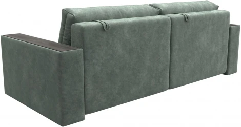 Диван прямой с декором Лига-049 НПБ Лига Диванов (Велюр) арт.128395