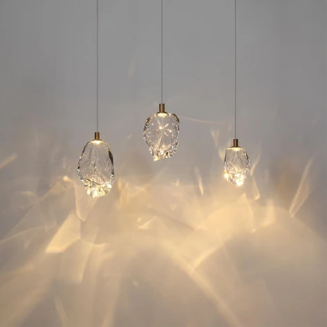 Подвесной светильник Odeon Light Gemme 7114/4LC прозрачное стекло/металл IP20 LED 4W 300Лм 3000K 200° 220V