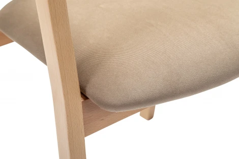 Кресло Dalia Soft Beige/Натур R-Home арт.400012510h_diagbeige_natur