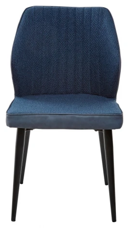 Стул SEATTLE TRF-06 полночный синий, ткань/ RU-03 синяя сталь, PU