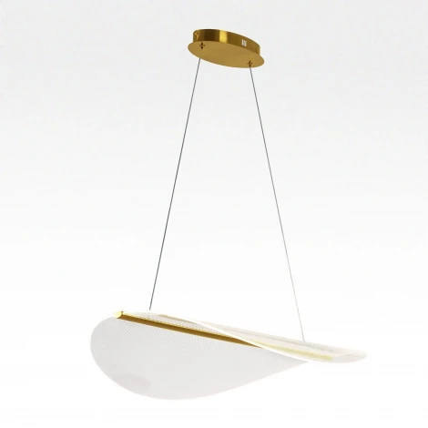 Подвесной светильник светодиодный с пультом Citilux Skatt CL213132 (регулировка яркости, 220V, на тросе)