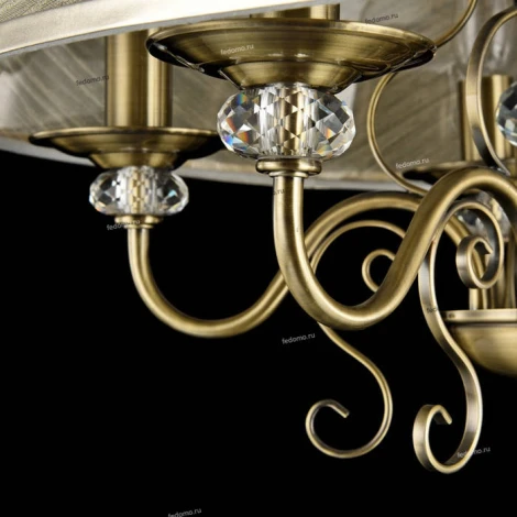 Подвесная люстра Freya Driana FR2405-PL-05C-BZ (220V, подвески, на цепи)